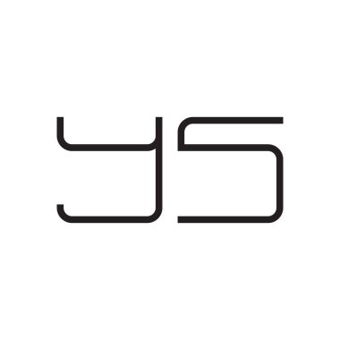 ilk harf vektör logo simgesi