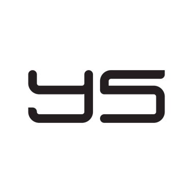 ilk harf vektör logo simgesi