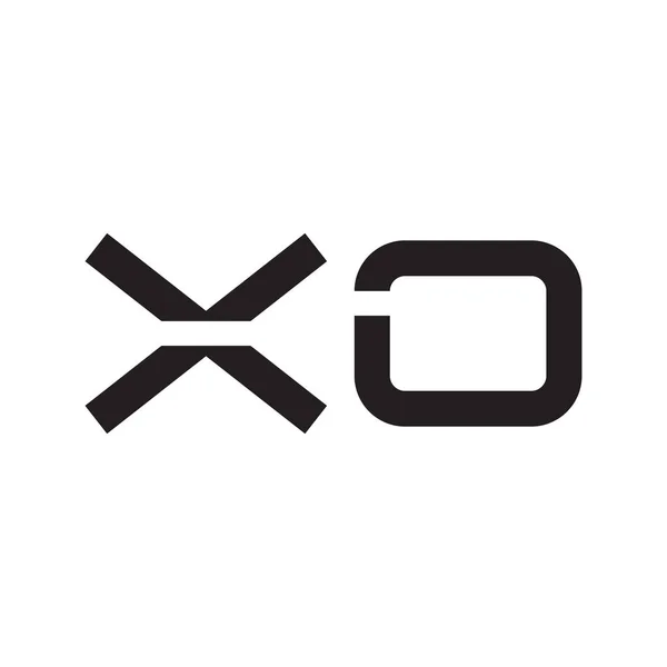 Xo首字母矢量图标 — 图库矢量图片