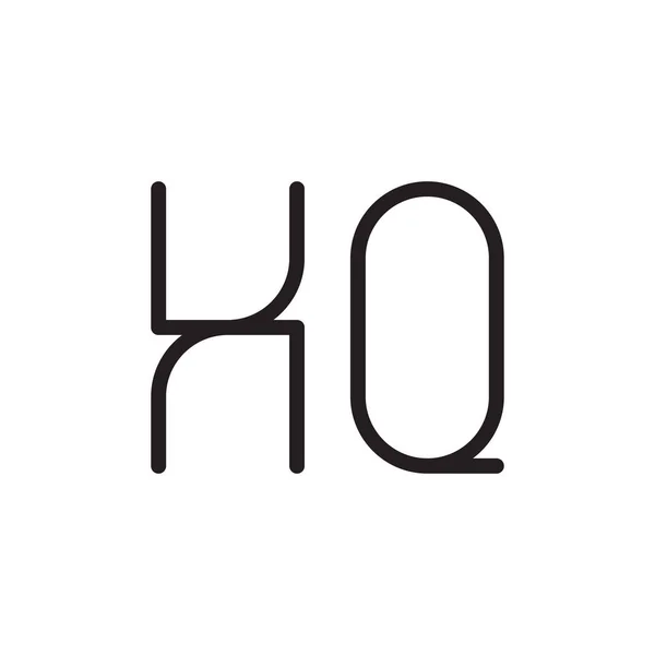 Xq初始字母向量图标 — 图库矢量图片
