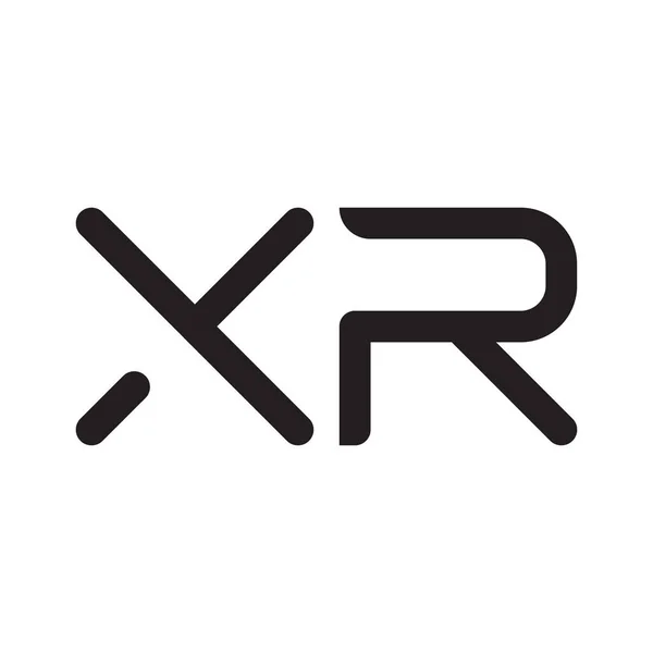 Xr初始字母向量图标 — 图库矢量图片