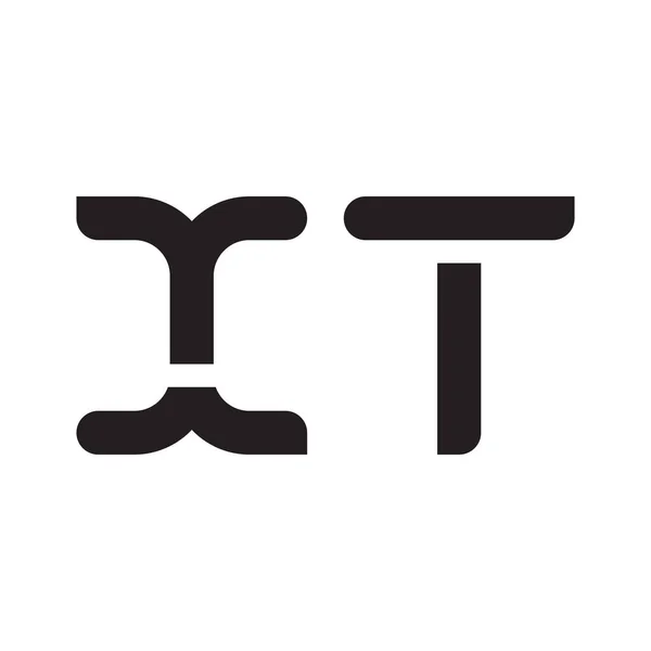 Xt初始字母向量图标 — 图库矢量图片