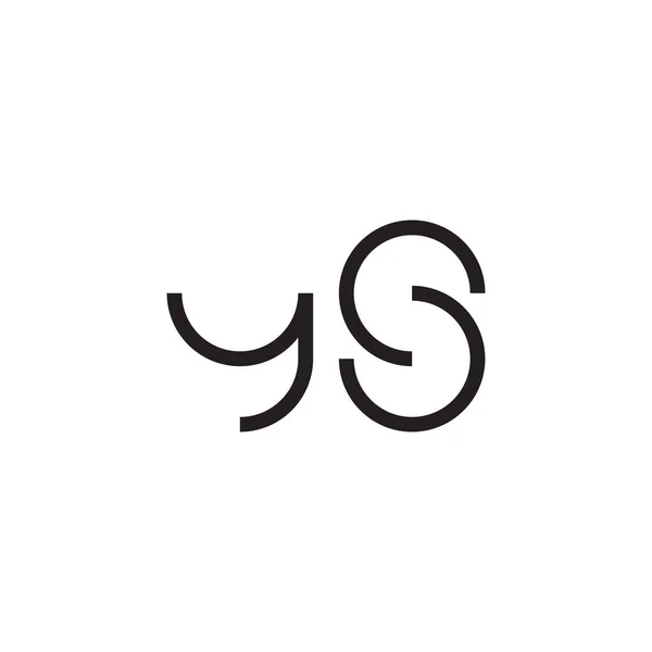 Icono Inicial Del Logotipo Del Vector Letra — Vector de stock