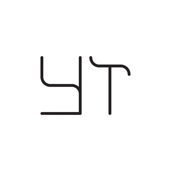 Yt初始字母向量图标 — 图库矢量图片