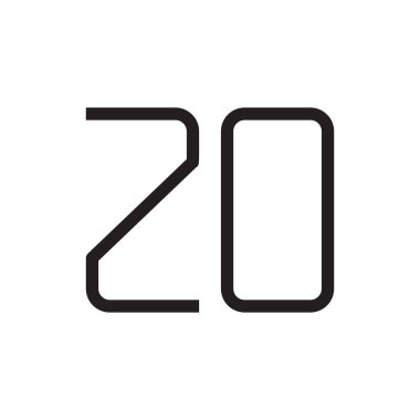 zo ilk harf vektör logosu simgesi