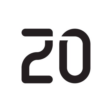 zo ilk harf vektör logosu simgesi