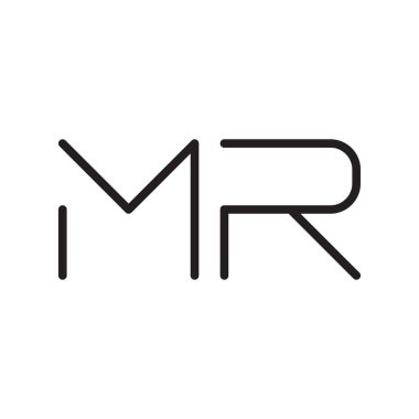 Sayın ilk harf vektör logo simgesi