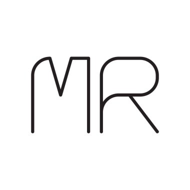 Sayın ilk harf vektör logo simgesi