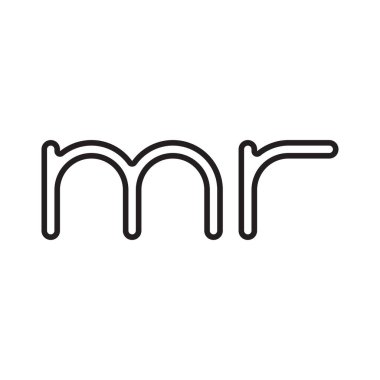 Sayın ilk harf vektör logo simgesi