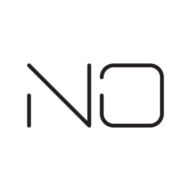 ilk harf vektör logo simgesi yok