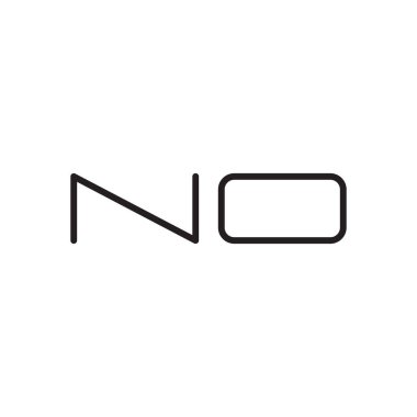 ilk harf vektör logo simgesi yok