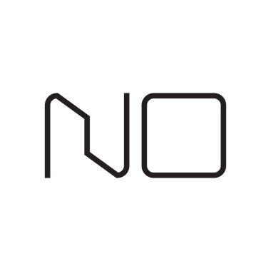 ilk harf vektör logo simgesi yok