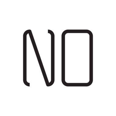 ilk harf vektör logo simgesi yok