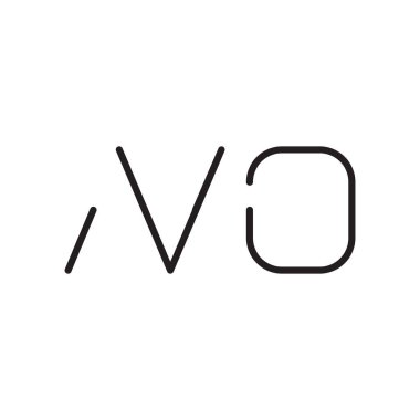 ilk harf vektör logo simgesi yok