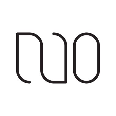 ilk harf vektör logo simgesi yok