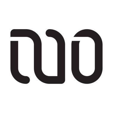 ilk harf vektör logo simgesi yok