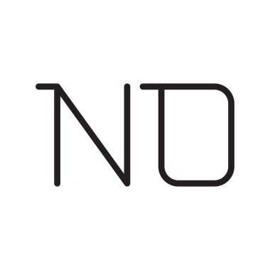 ilk harf vektör logo simgesi yok