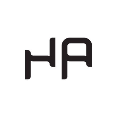 np ilk harf vektör logo simgesi