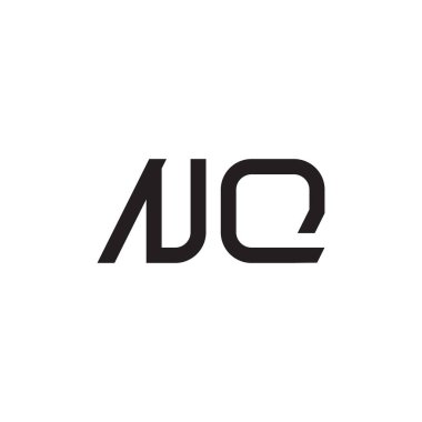 nq ilk harf vektör logo simgesi