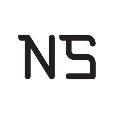 İlk harf vektör logosu simgesi