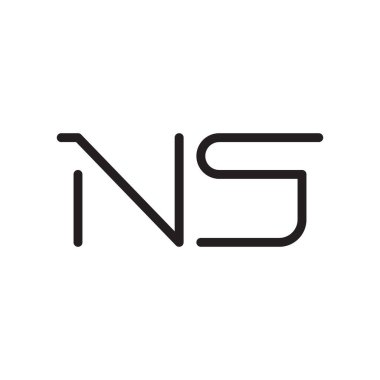 İlk harf vektör logosu simgesi