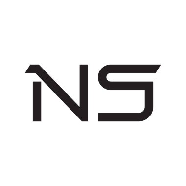 İlk harf vektör logosu simgesi