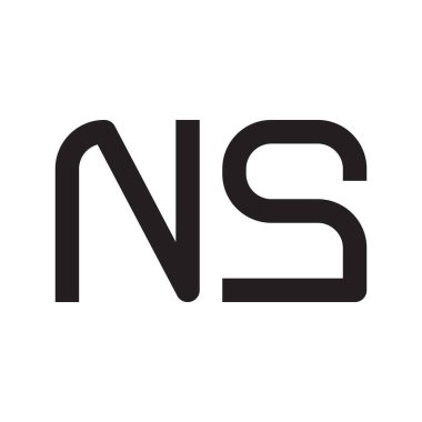 İlk harf vektör logosu simgesi