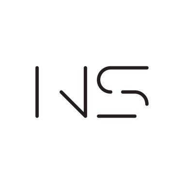 İlk harf vektör logosu simgesi