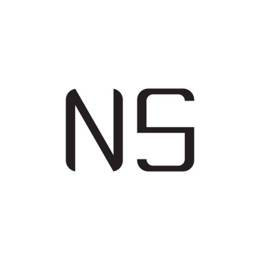 İlk harf vektör logosu simgesi