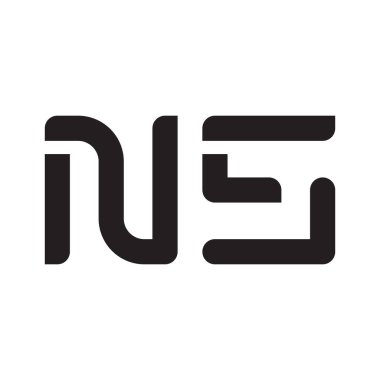 İlk harf vektör logosu simgesi