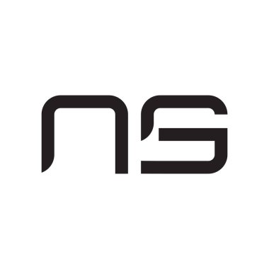 İlk harf vektör logosu simgesi