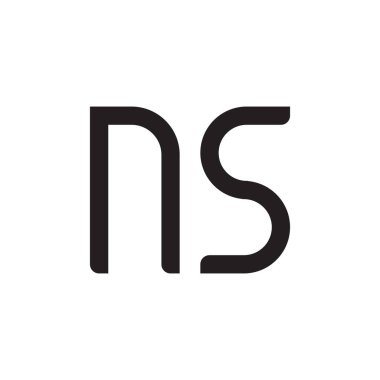 İlk harf vektör logosu simgesi