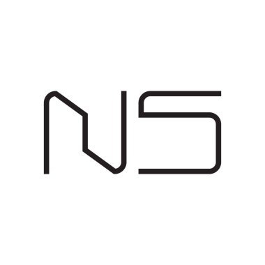 İlk harf vektör logosu simgesi