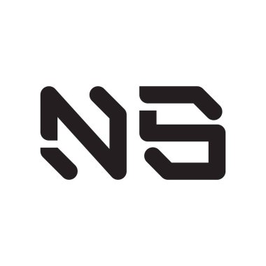 İlk harf vektör logosu simgesi