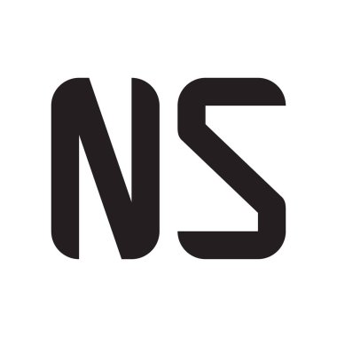 İlk harf vektör logosu simgesi