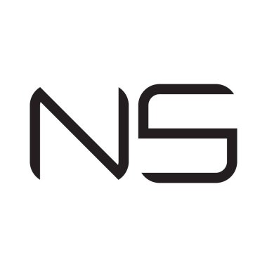 İlk harf vektör logosu simgesi