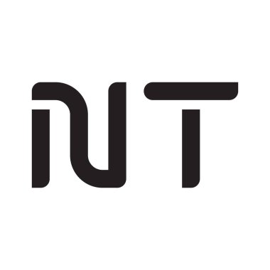 ilk harf vektör logo simgesi değil
