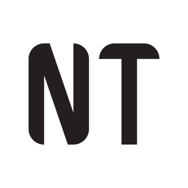 ilk harf vektör logo simgesi değil