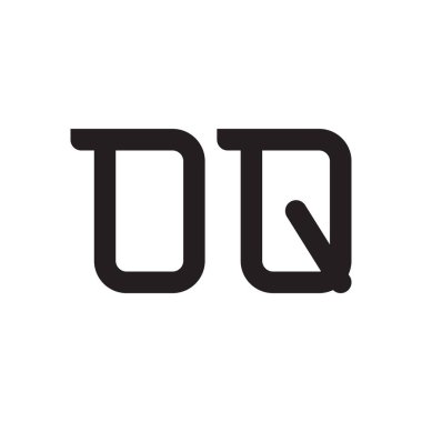oq ilk harf vektör logo simgesi
