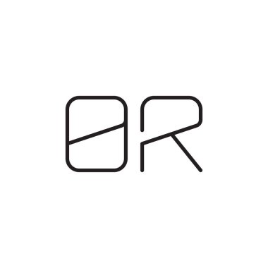 ya da ilk harf vektör logo simgesi