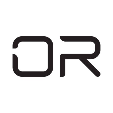 ya da ilk harf vektör logo simgesi