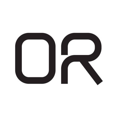 ya da ilk harf vektör logo simgesi