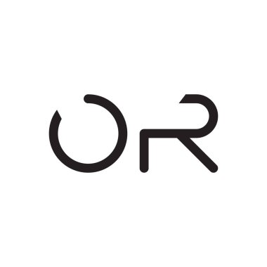 ya da ilk harf vektör logo simgesi