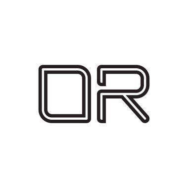 ya da ilk harf vektör logo simgesi