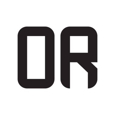 ya da ilk harf vektör logo simgesi