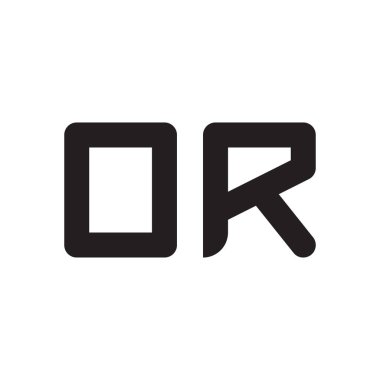 ya da ilk harf vektör logo simgesi