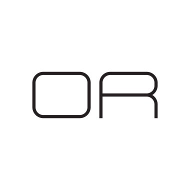 ya da ilk harf vektör logo simgesi