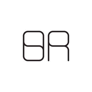 ya da ilk harf vektör logo simgesi