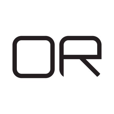 ya da ilk harf vektör logo simgesi