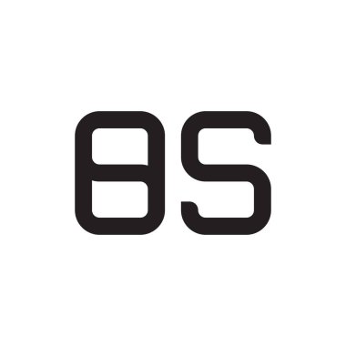 os ilk harf vektör logo simgesi